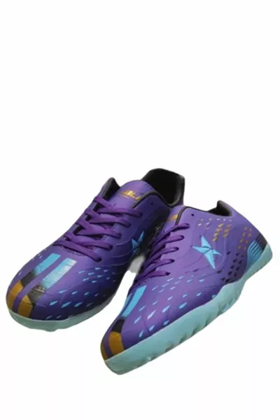 РЕЗИНОВАЯ ПОДОШВА ФИОЛЕТОВАЯ ВЗРОСЛАЯ ОБУВЬ С ИСКУССТВЕННЫМ ПОКРЫТИЕМ