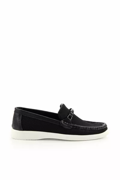 Black Mesh Herren Loafer Schuhe 