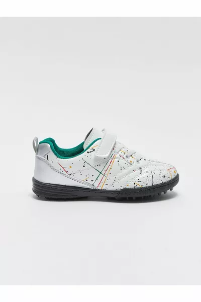 Printed Velcro Boys' Football Boots