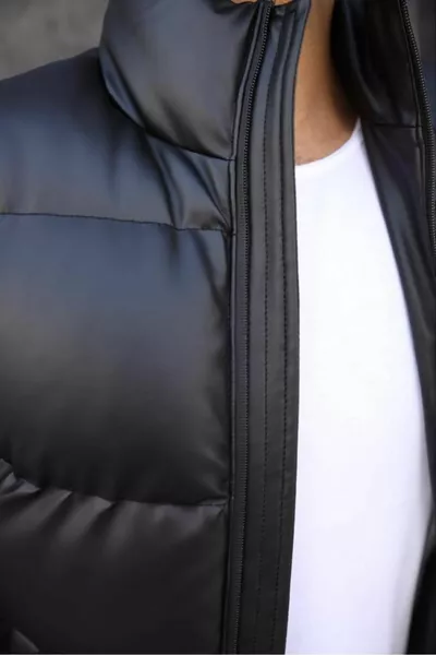 Cappotto di pelle oversize gonfiabile nuova stagione acqua e antivento inverno da uomo