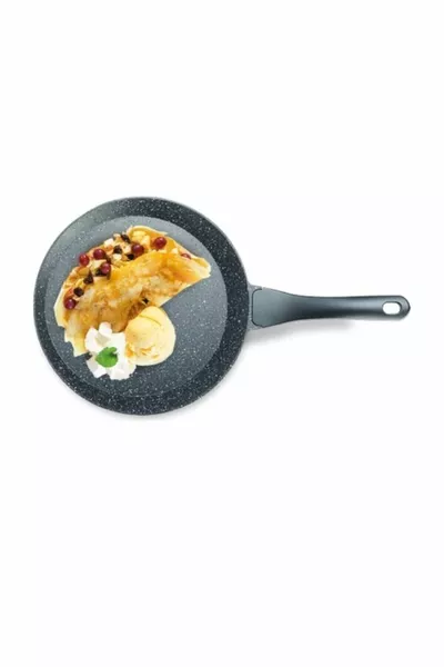Grey Granite Cast  Cm Crepe Pan