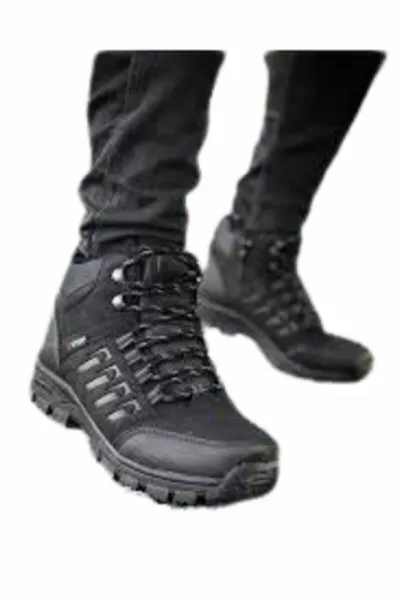 أحذية الرحلات السوداء للجنسين