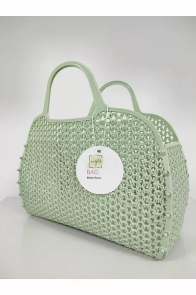 Çok Amaçlı Plastik Çanta (adaçayı Yeşili Renk Mevcuttur)