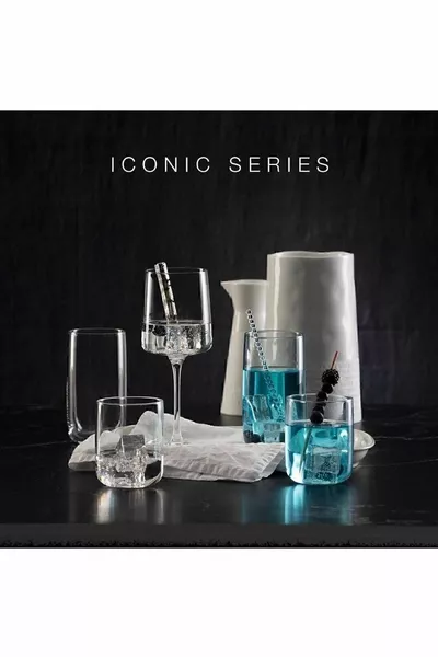 -delige iconische glasset