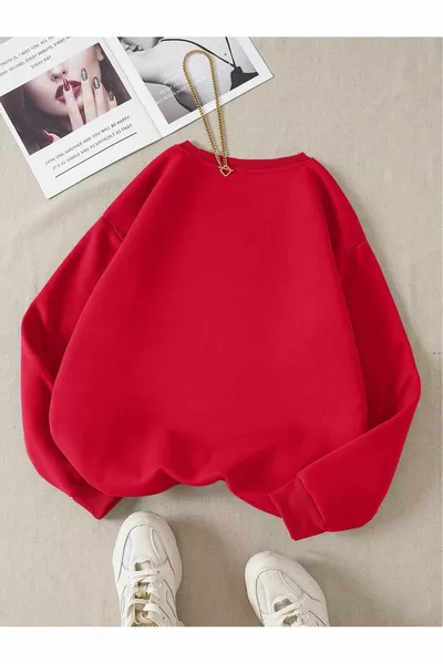 للجنسين النساء / الرجال بروكلين مخصص الملونة كبيرة الحجم طاقم الرقبة القطن قميص من النوع الثقيل