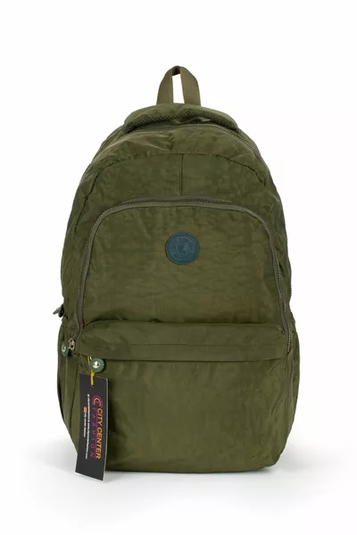 للجنسين تجعد نسيج مقاوم للماء كبير الحجم متعدد المقصورات المدرسة وحقيبة السفر 