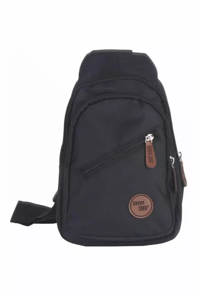 قماش كروس الظهر وحقيبة الكتف أسود