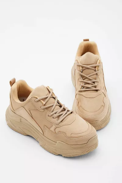 Baskets Beige Femme Bls-q