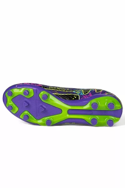 Ym التسوق الهواء Laliga الأرجواني الأصفر أحذية كرة القدم