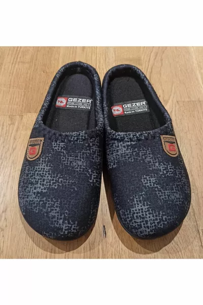 Noir  Gamme de tailles Soft Sole Hommes Maison Et Invité Pantoufles