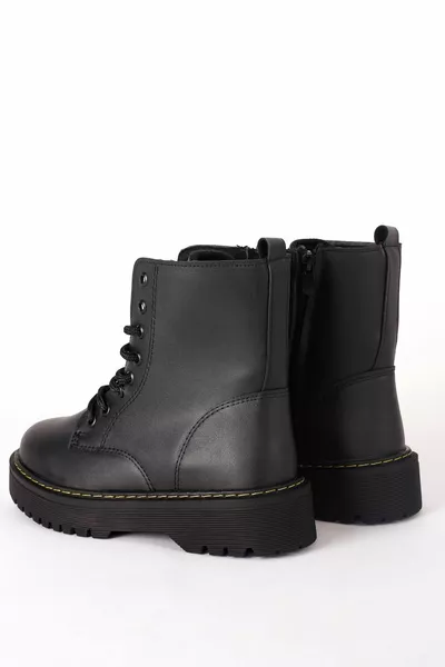 Black Skin Women's Boots