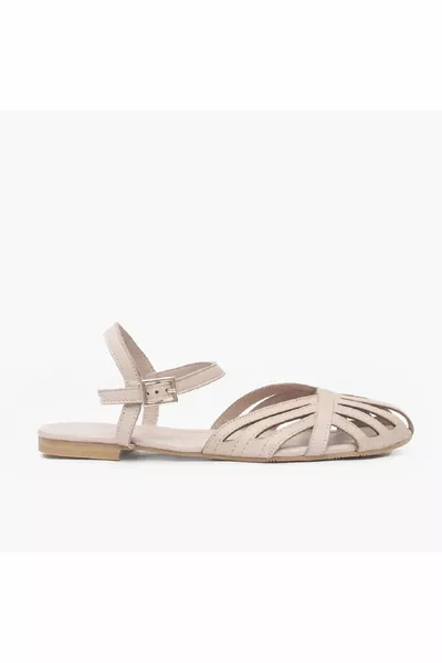 Genuine Leather Buckle Casual Women's Sandals