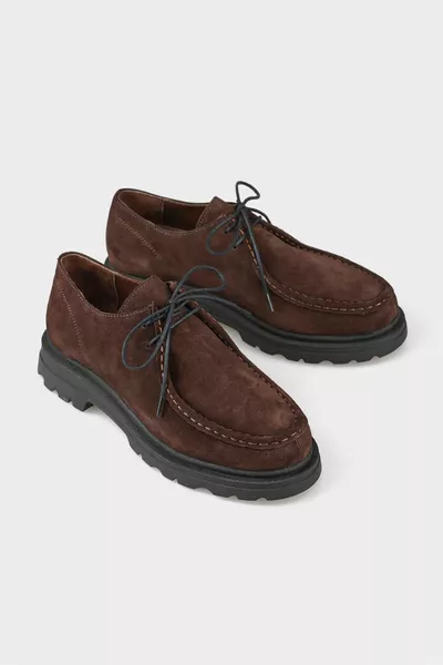 Кофейная кожа женская повседневная обувь