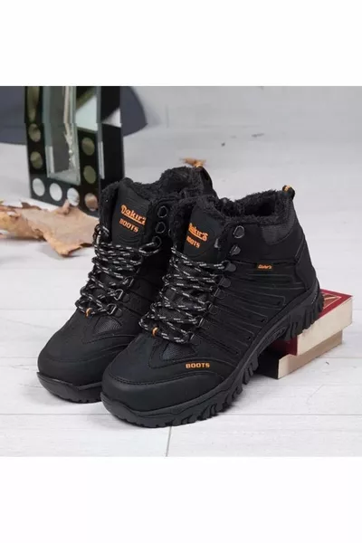 Dakırs  Trekking Outdoor Herren Stiefel Schwarz