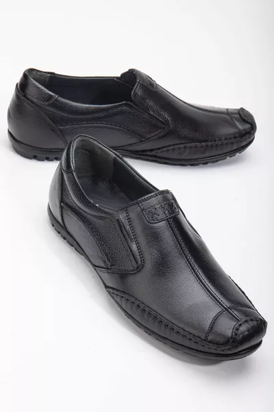  Genuine Leather Orthopedic Laceless Soft Casual Men's Castling Shoes