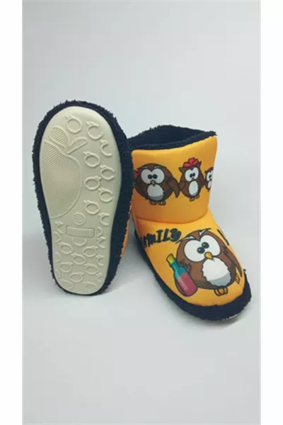 Gele Kleur Leuke Pinguïn Gedrukte Penduf