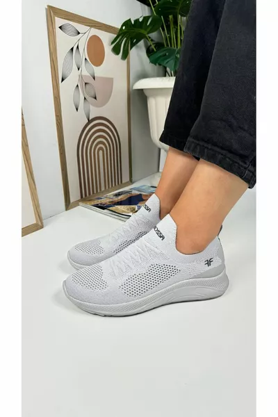 Casual Unisexe Sneaker Slip-on respirant léger randonnée sans lacets extensible Sneakers f
