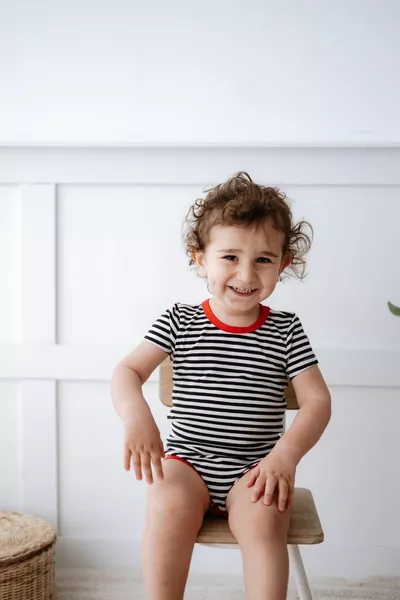 % Katoenen 2-Pack Romper voor baby's met korte mouwen