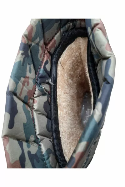 Woll-, Gummi-, rutschfester, weicher Stiefel