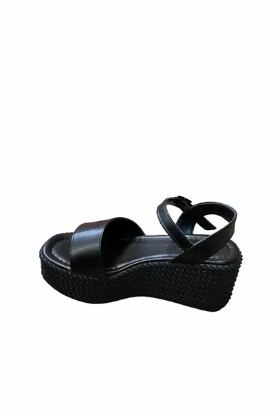 Damen Dick gepolsterte Ferse Sommerschuhe