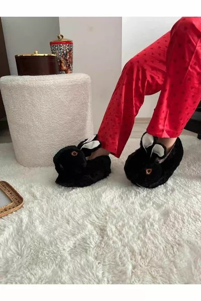 Rabbit Figure Plush Panduf Home Pandufu House Shoes House Boots Keep Foot Warm