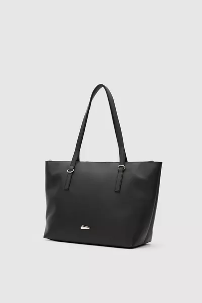 Hussey Black Shoulder Bag
