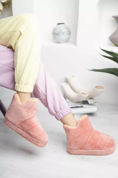 Stivali da casa Panduf da donna Scarpe da casa con suola spessa e leggera