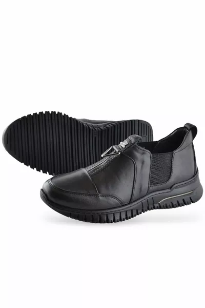  Completo Ortopedico Del Cuoio Genuino Delle Donne Scarpe Invernali Della Madre Scarpe Di Cuoio Invernali