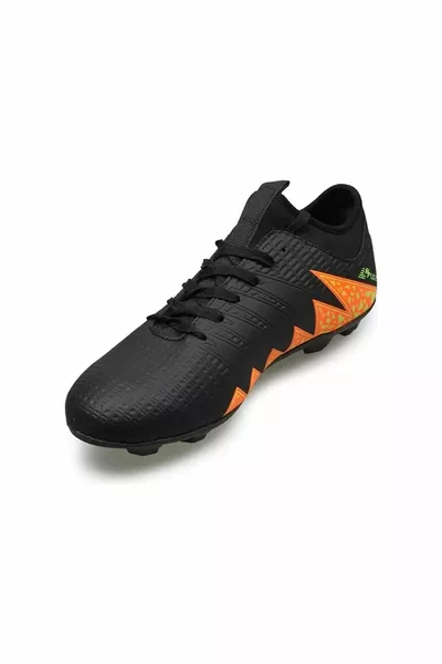 M.P.  Mr Мужские черно-оранжевые носки Футбольные бутсы