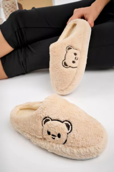 Pantofole da casa da donna, pantofole di peluche, pantofole da dote e fascio, non fa rumore, suola spessa