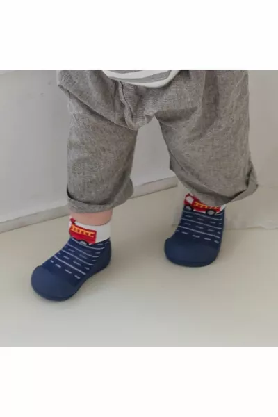 Two Style Barfußschuhe für den ersten Schritt (BLAU) TM