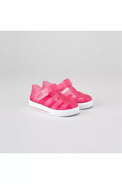 Звездни детски розови сандали