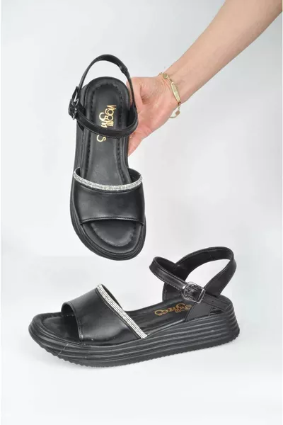 Ортопедические сандалии с камнями