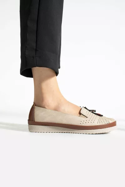 الموسم الجديد المرأة عارضة الموسمية لينة وحيد مريح كامل العظام الجبهة الجبهة Feminus الباليه الشقق