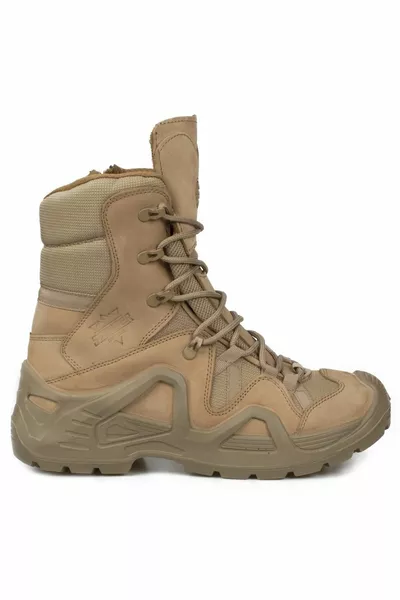  M Меридиан Кожа Пощенски Бежови Мъжки Ботуши с цип