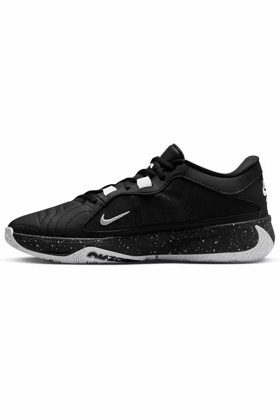 Zoom Freak 5 Schwarze Basketballschuhe für Herren