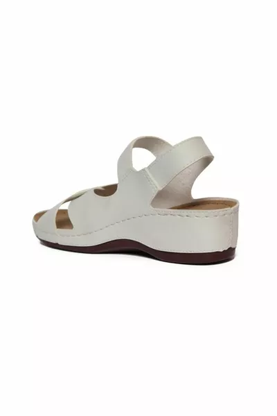  Sandali da donna con suola ortopedica bianca