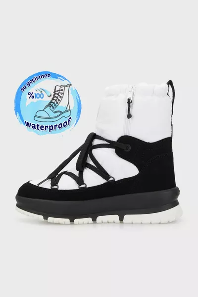 Drawstring Waterproof Snow Boots Snow Boots 