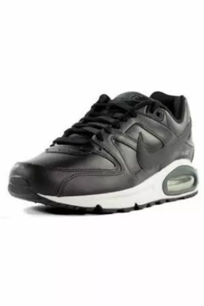 للجنسين أسود الدانتيل متابعة اير ماكس كوماند سنيكرز جلدي 