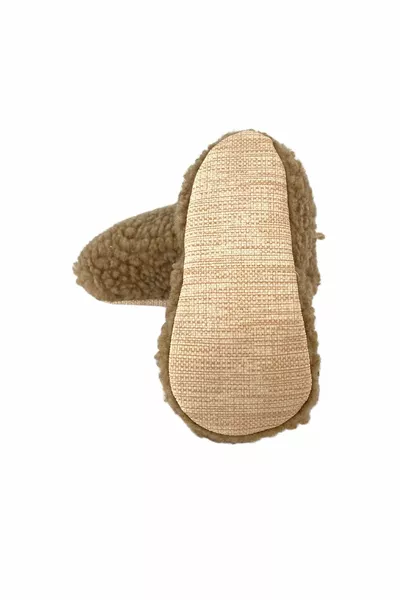 Coffee Plush Cotton Non Slip First Step Baby Booties