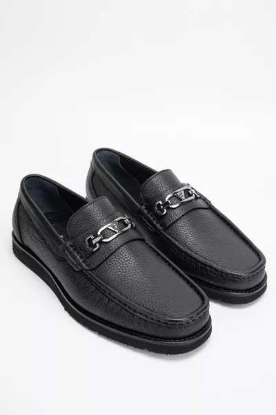 أحذية لوفر جلد طبيعي للرجال   Erk Ayk /