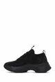 Zero Women's Black Lace-Up Stone Sneaker 