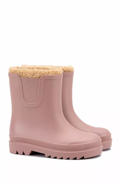 للجنسين الاطفال الملابس الداخلية الفراء المطر أحذية الثلج طوكيو BORREGUITO