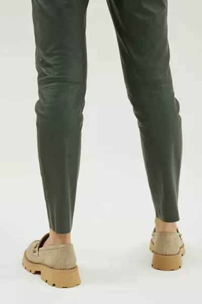 Women's Genuine Leather Loafer Shoes   Bn Ayk 