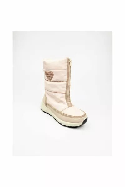  أحذية ثلجية نسائية مقاومة للماء باللون البيج