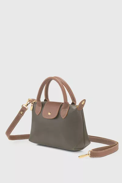 الكاكي تنوعا بو الجلود حقيبة كروسبودي