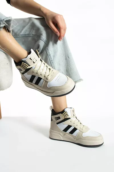 Beige Jordan Cheville Baskets Baskets Chaussures