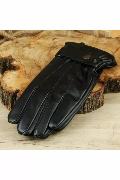 -أصلي- قفازات جلد سويوتي أنيقة - مقاومة للماء - عن طريق اللمس