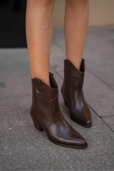 مارتا براون أحذية جلدية