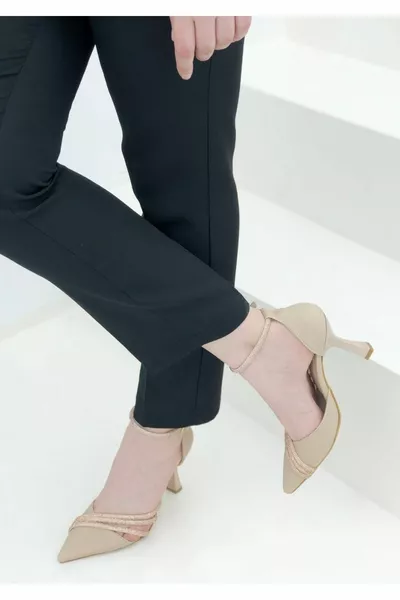 Mink 3 Stone Avondjurk Schoenen